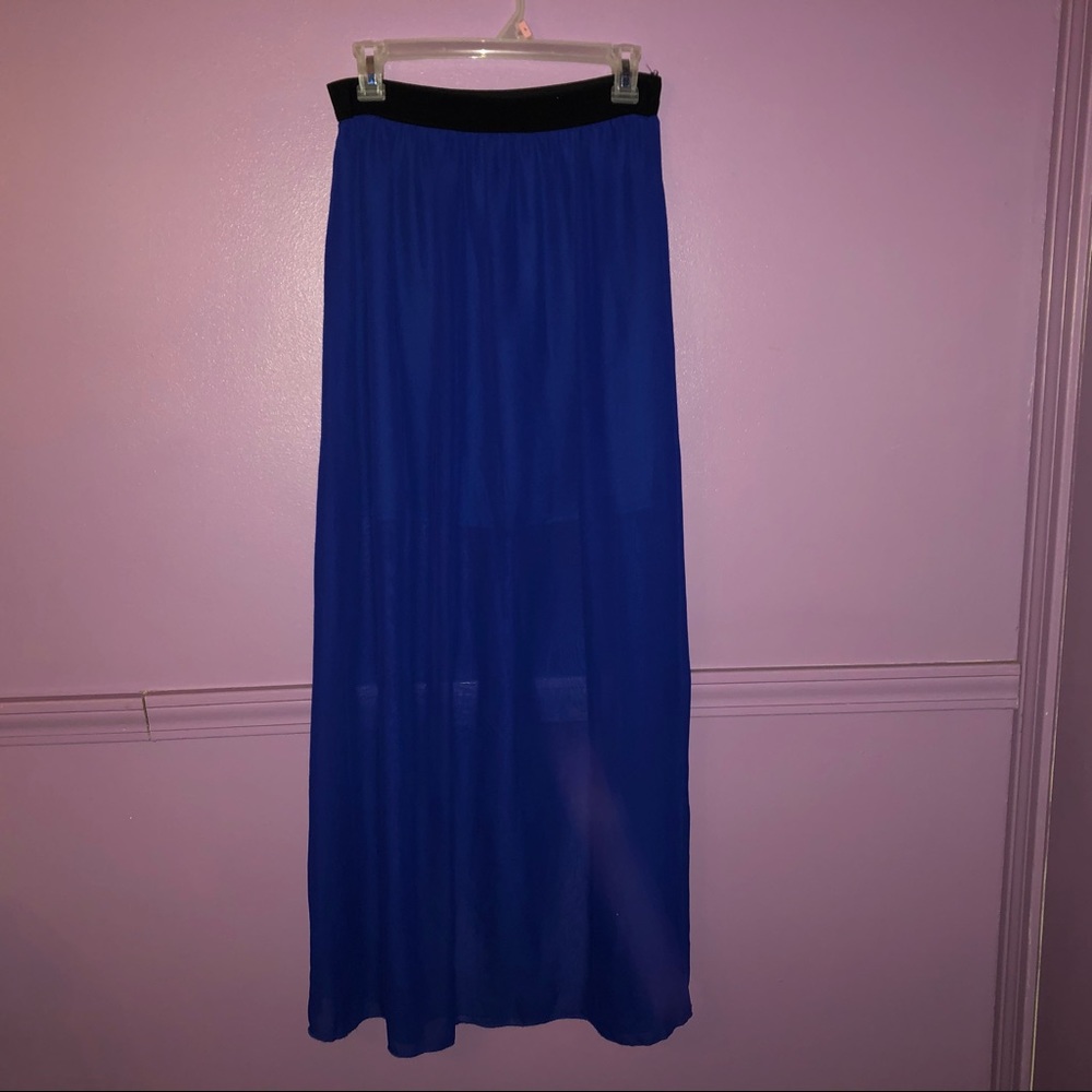Sheer maxi Skirt